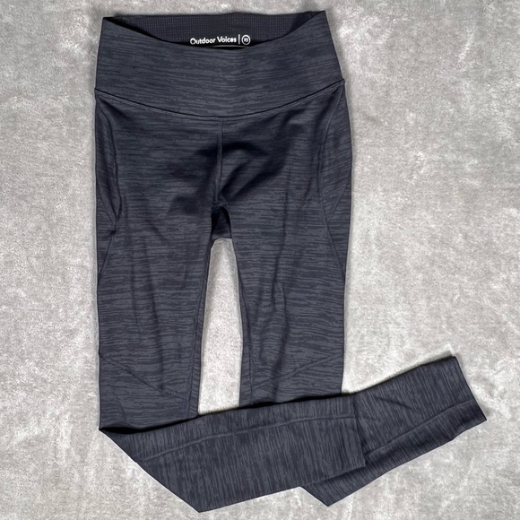 Outdoor Voices Leggings Womens XS TechSweat 7/8 Flex Leggings Gym Workout Hiking - Picture 3 of 8